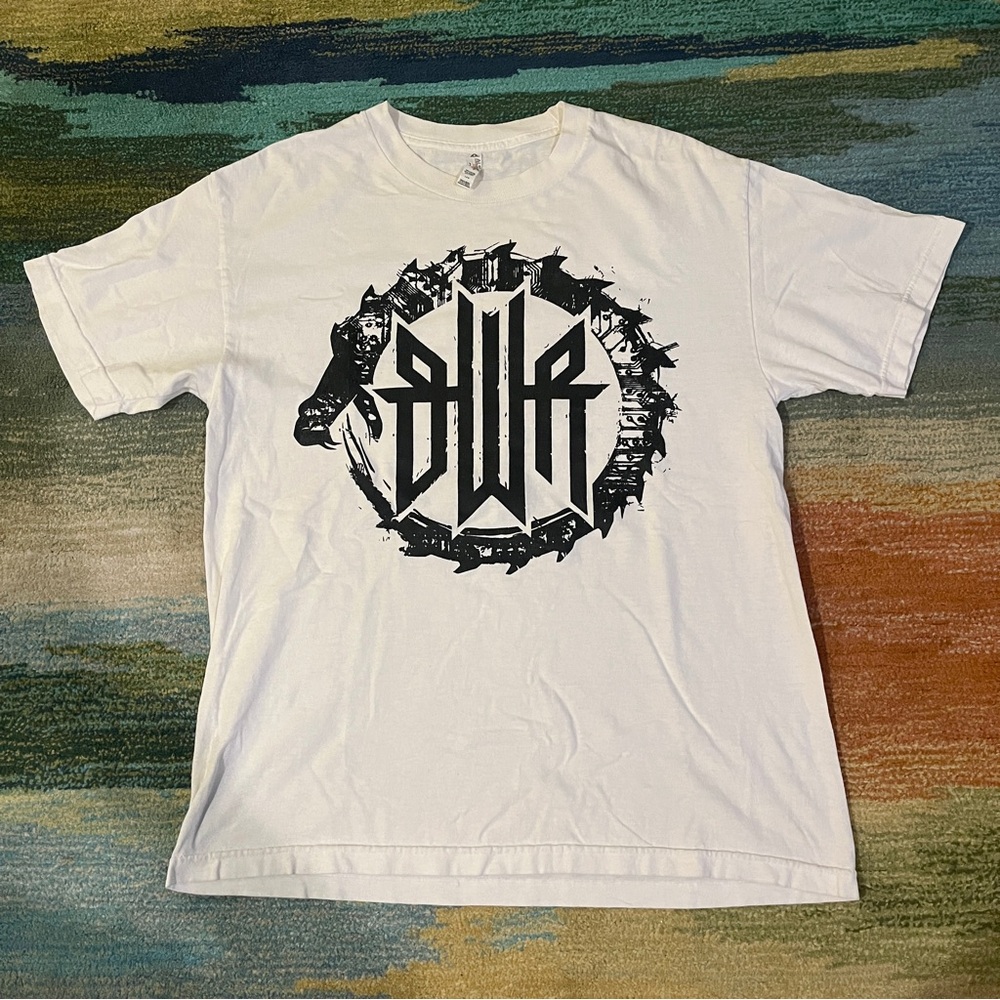 SWIR white and black shirt